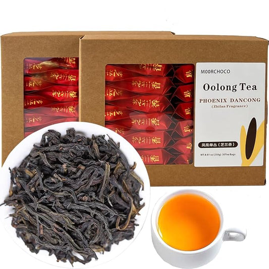 Oolong Tea 8.81oz /250g（30Bags）Phoenix Dancong （Honey Orchid Aroma）Chao Zhou Feng Huang Dan Cong Mi Lan Xiang Loose Leaf 潮州乌岽单枞茶叶 凤凰单丛 (芝兰香)