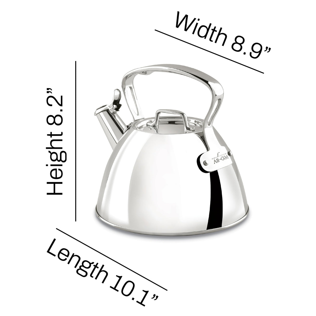 All-Clad Stainless Steel 2 Qt Stovetop Tea Kettle