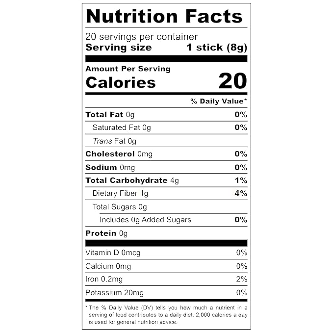 Chico Caffeine-Free Hazelnut Chicory Coffee Substitute, Low Acid, High Fiber, Instant Stick Packs, Plant-Based, Vegan, Natural, 20 Servings