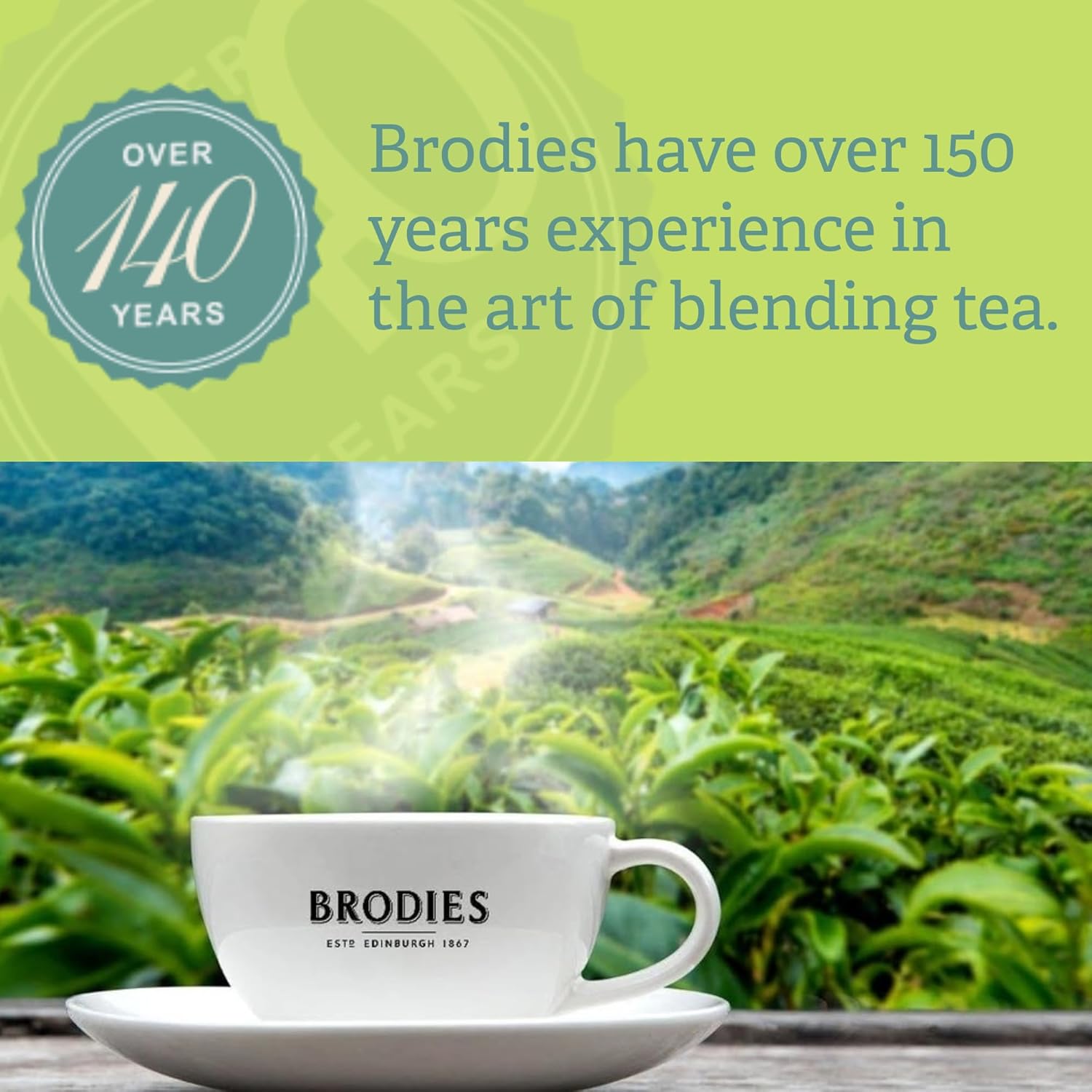 Brodies Tea, Christmas Tea, Loose Leaf Black Tea Caddy Gift Tin Imported from Scotland, 3.5 Ounce (Pack of 1)