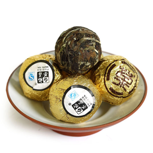 GOARTEA White Tea - 100g / 3.5oz Supreme Grade - Fuding Gongmei - Tribute Eyebrow Chinese White Tea Loose Leaf - Low Caffeine
