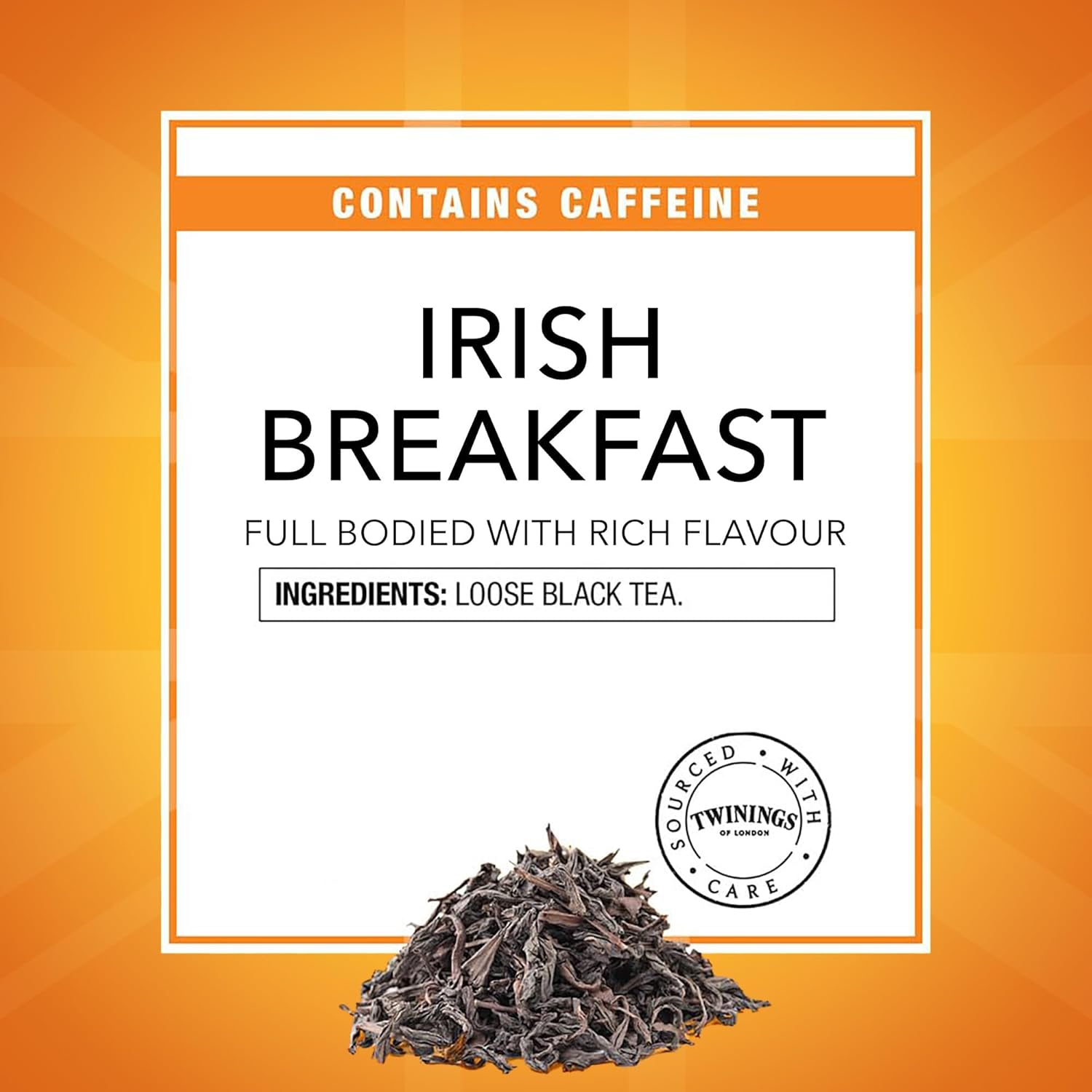 Twinings Irish Breakfast Loose Tea, Pack of 6, 3.53 Ounce Tins, Smooth, Flavourful, Robust Black Tea Leaves, Caffeinated
