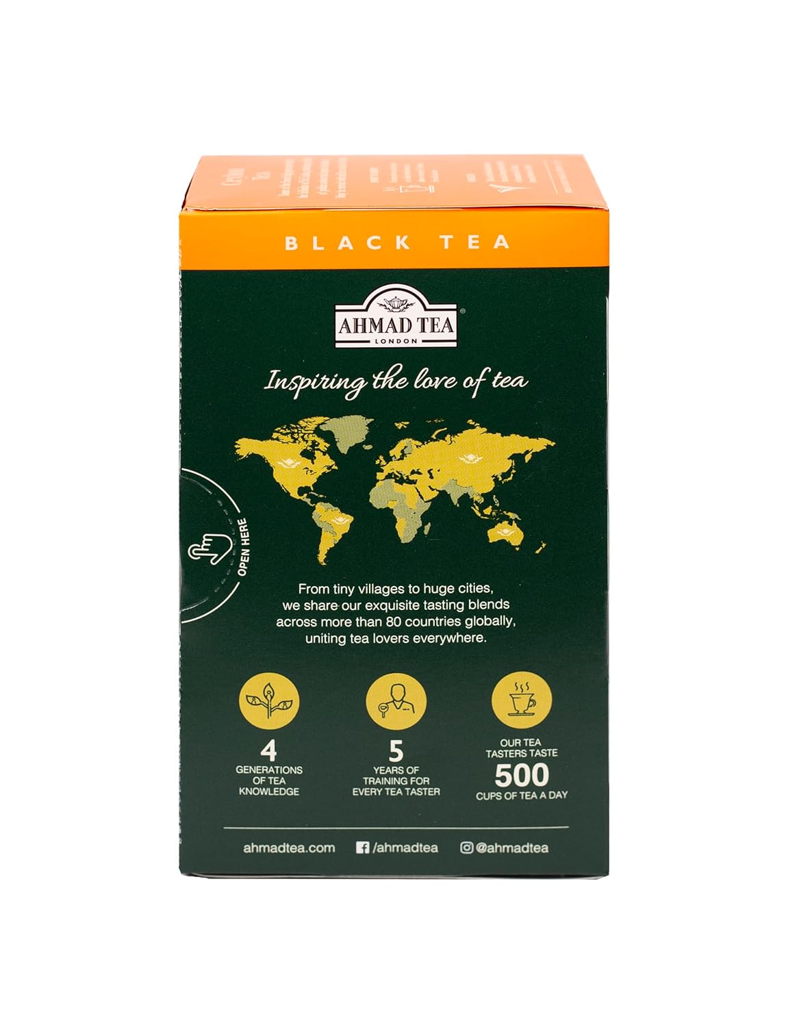 Ahmad Tea Ceylon Tea, 20-Count Boxes (Pack of 6)