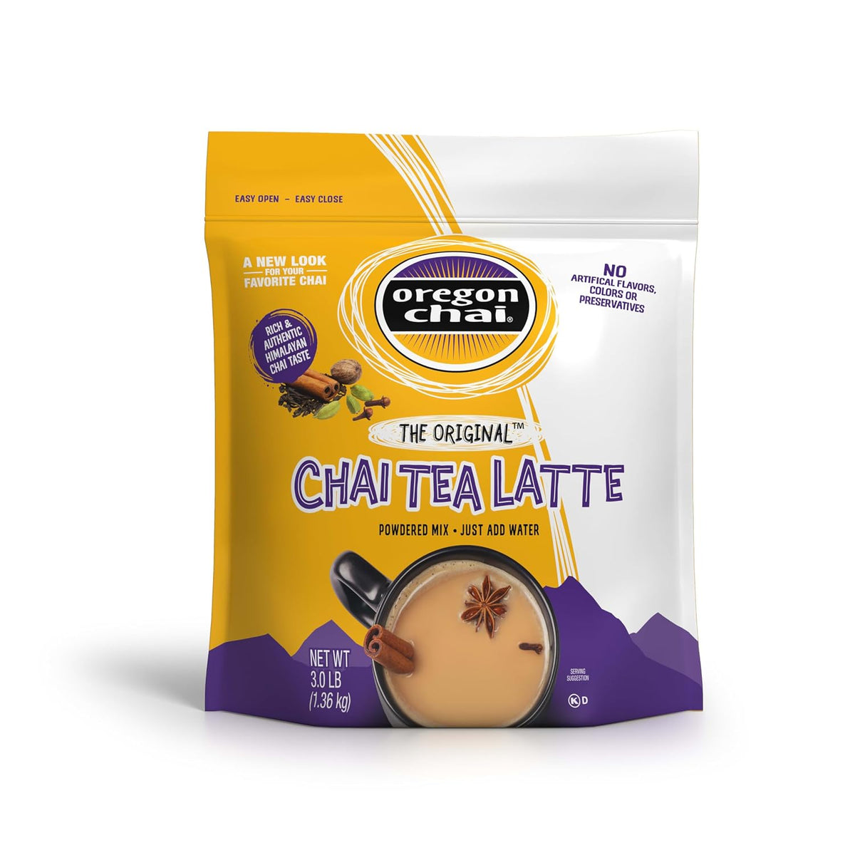 Oregon Chai Original Dry Chai Latte Mix, 3 Pound