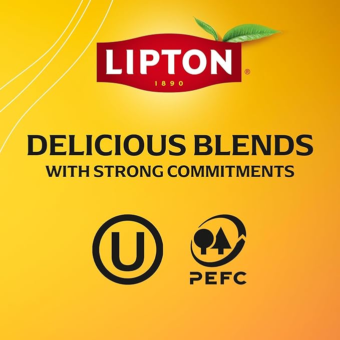 Lipton Peach Paradise Tea Bags, caffeine free Tea, Fruit and Herbal Tea, Individually Wrapped, 20 Tea Bags