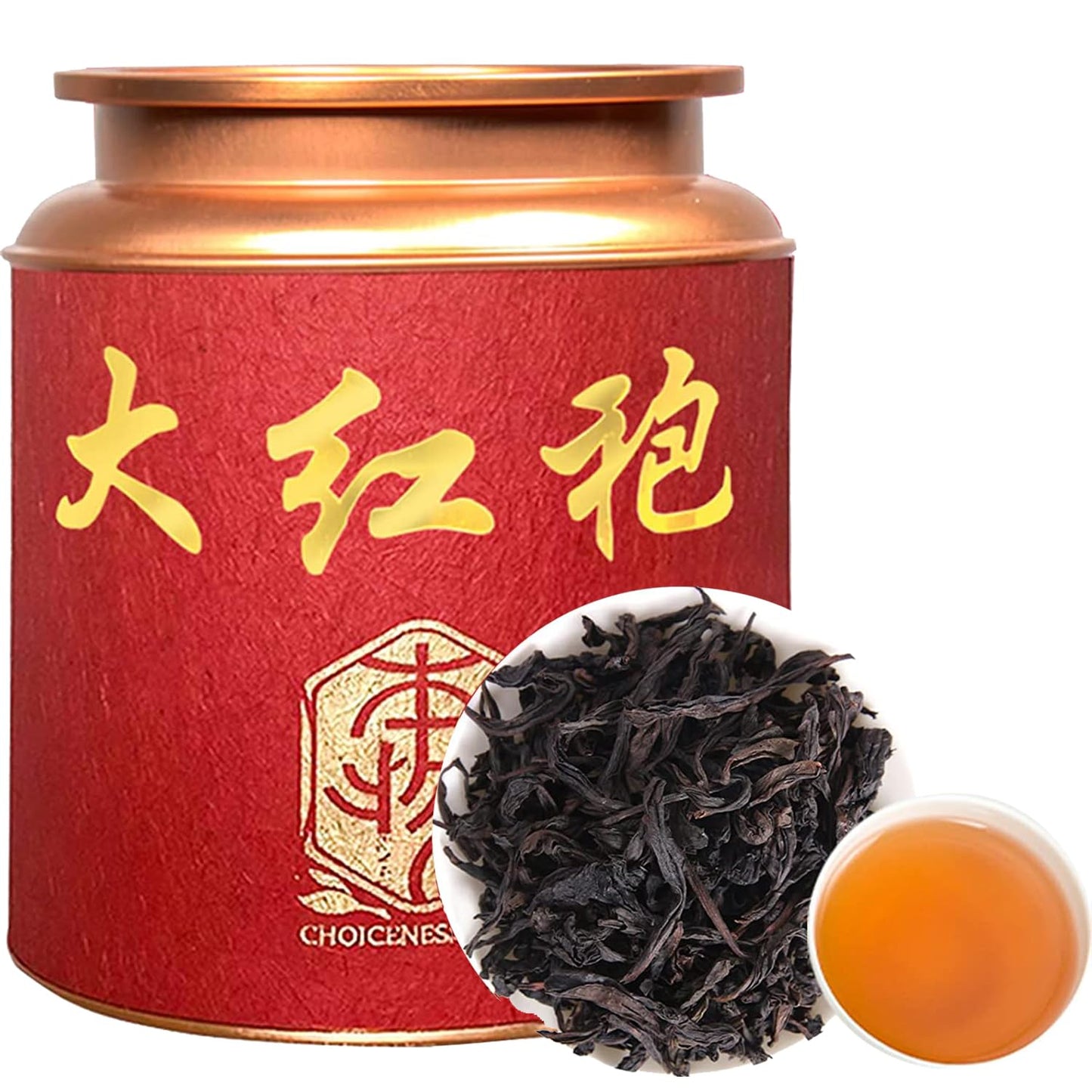 Yuexi Da Hong Pao Oolong Tea Loose Leaf 120g/4.23oz, Rock Tea Big Red Robe Tea Fujian Wuyi Mountain Core Area, Rich Aroma &amp; Smooth Taste, Exquisite Traditional Craftsmanship, 大红袍 武夷大红袍 乌龙茶 中国功夫岩茶