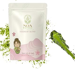 NOA MATCHA EVERYDAY BLEND Matcha Powder 70g Zip Bag | Japanese | Smooth & Bold | Perfect for Daily Lattes, Baking & Energy