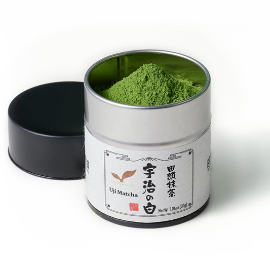 Tagashira Chaho "Uji no Shiro" Uji Matcha Green Tea Powder (30g/1.06oz) - First Harvest, Stone Milled, Authentic Ceremonial Grade
