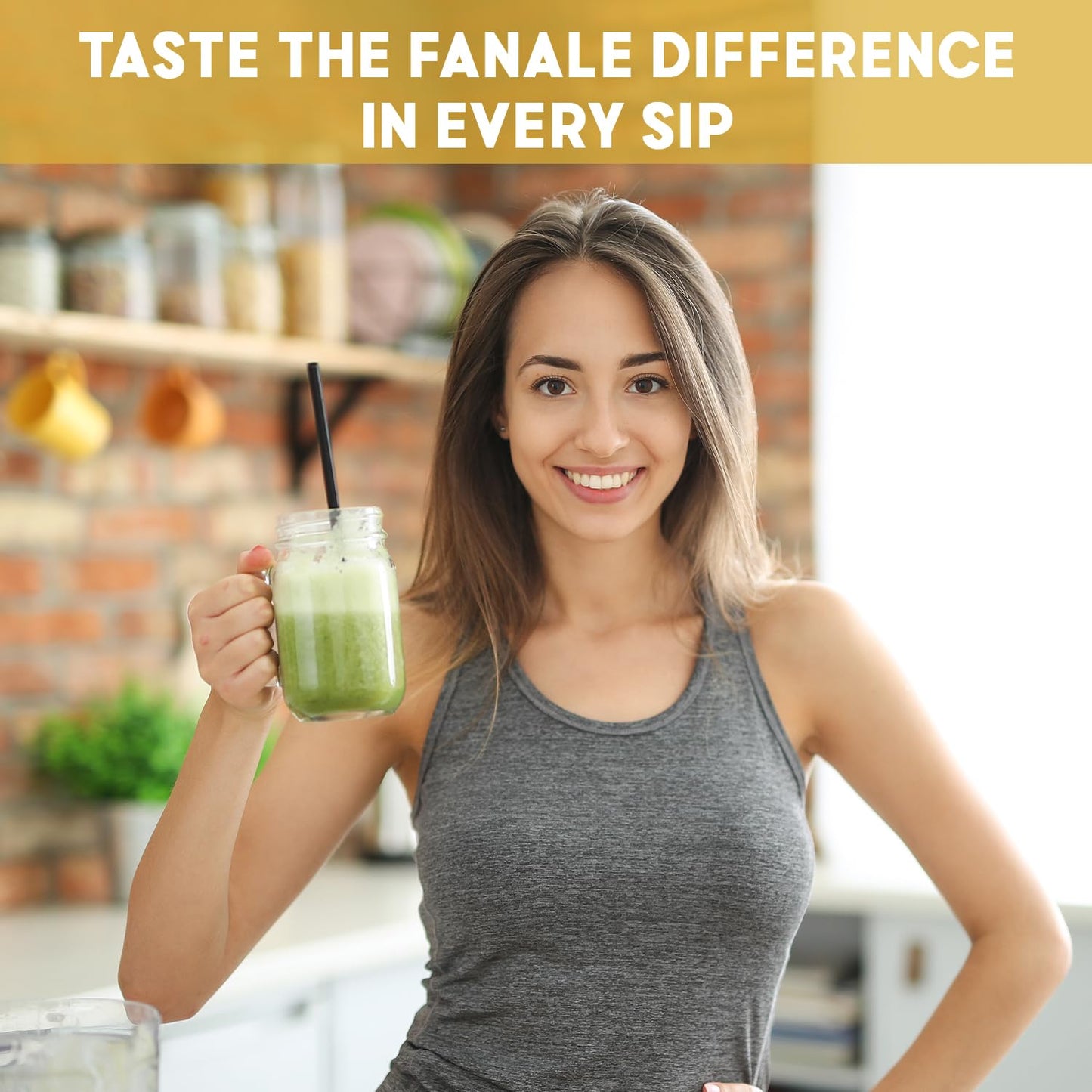 Fanale Avocado Milk Tea Powder, Instant Flavoring Powder, 2.2lbs Pack of 20 | Instant Flavoring Mix Perfect for Boba Milk Tea, Smoothies, Baking &amp; Desserts. Rich &amp; Creamy Beverage Powder, Easy to Prep