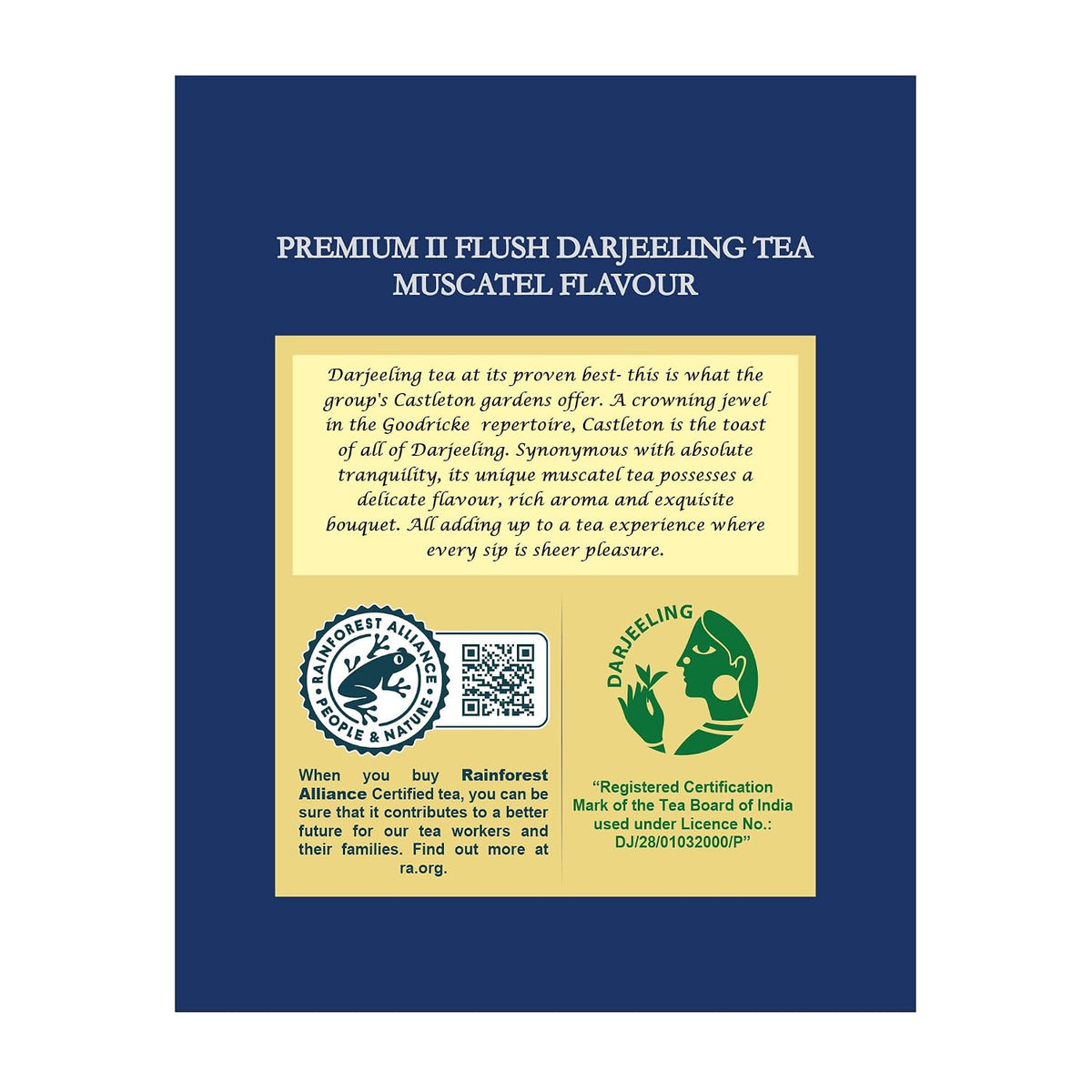 Castleton Premium Muscatel Darjeeling Tea