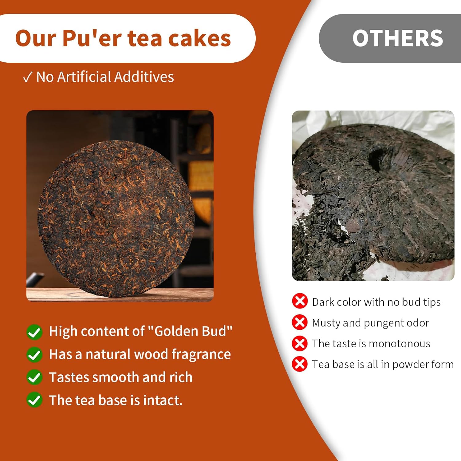 XIXICHA Classic Premium Puerh Tea Cake Ripe Puer Tea Classic Ancient Trees Pu erhTea Cake Aged Fermented Pu-erhTea Chinese Yunnan Puerh （215 cups）普洱茶 典藏普洱茶 普洱熟茶 12.6oz/357g