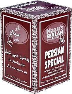 Nazu Seylan Pure Ceylon Tea, Persian Special. 15.84 Ounce - 450 Gram.