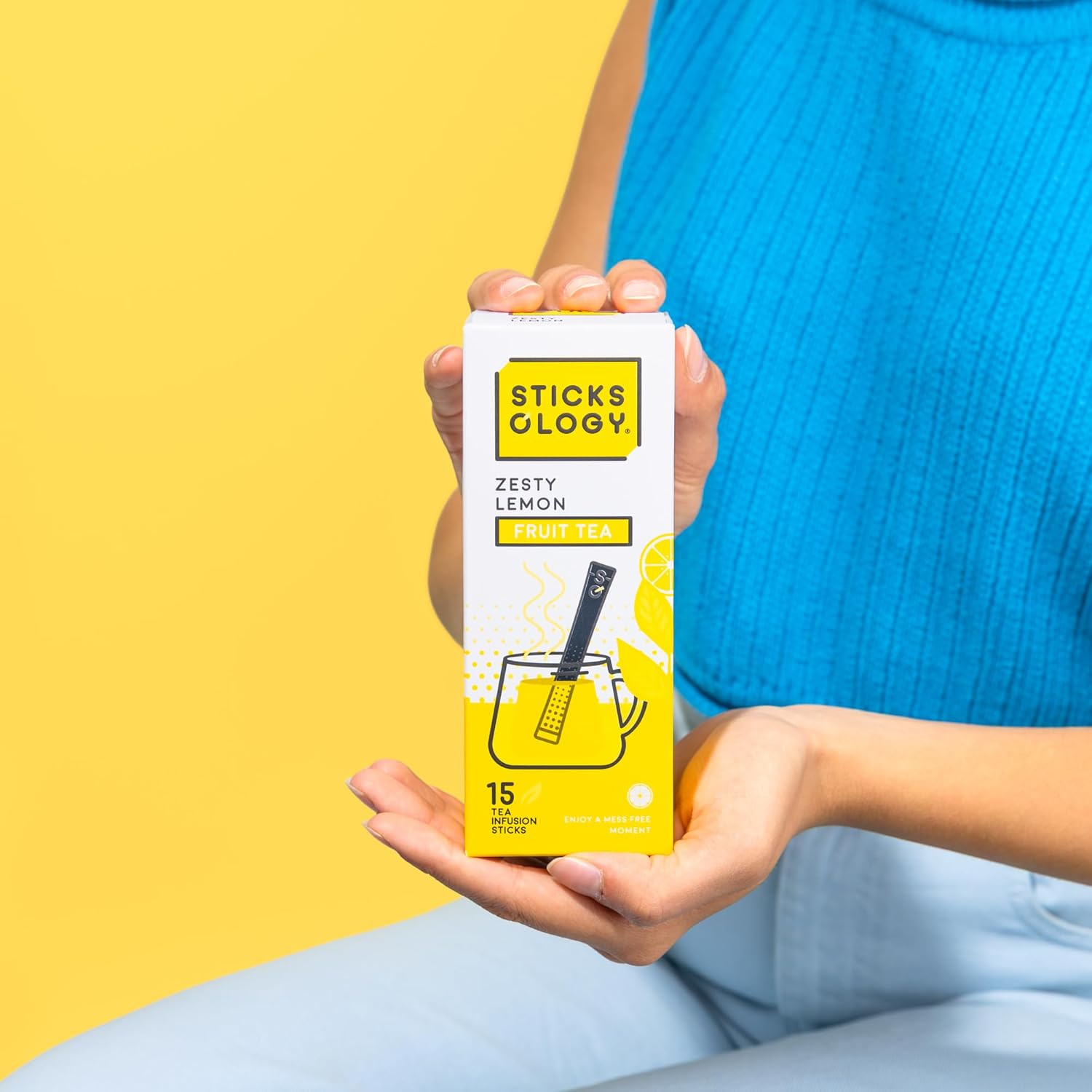 Sticksology Zesty Lemon Tea Sticks - Fruit Tea