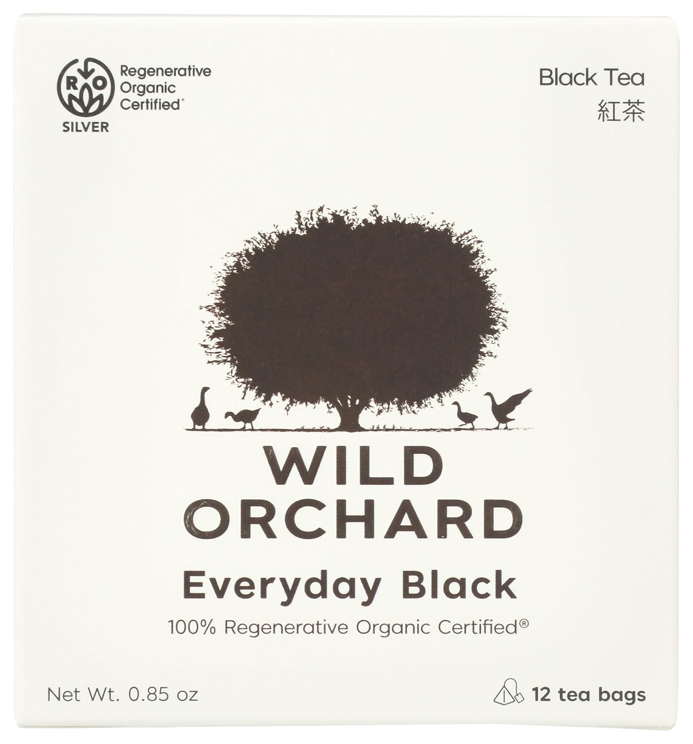 Wild Orchard, Tea Everyday Black Organic, 12 Count