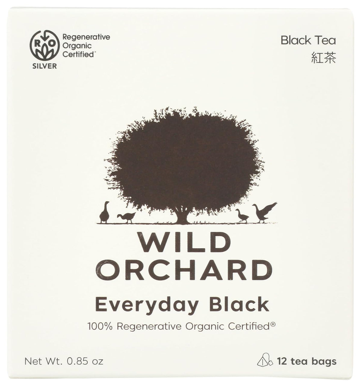 Wild Orchard, Tea Everyday Black Organic, 12 Count