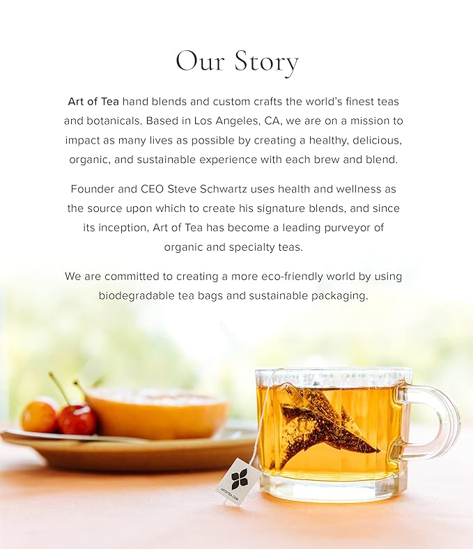 Art of Tea | Breathe 2.5oz (Turmeric, Bergamot, and Ginger Tea) | Wellness Loose Leaf Artisan Herbal Tea