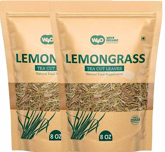 Lemongrass Loose Leaf Herbal Tea, Caffeine Free, 224g (8-ounce), Culinary Use (Pack of 2)