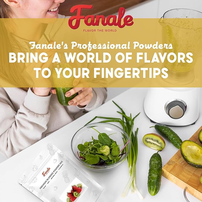Fanale Premium Avocado Bubble Tea Flavoring Powder, Perfect for Baking, Smoothies, Desserts and Drinks, Instant Flavoring Powder for Boba Milk Tea