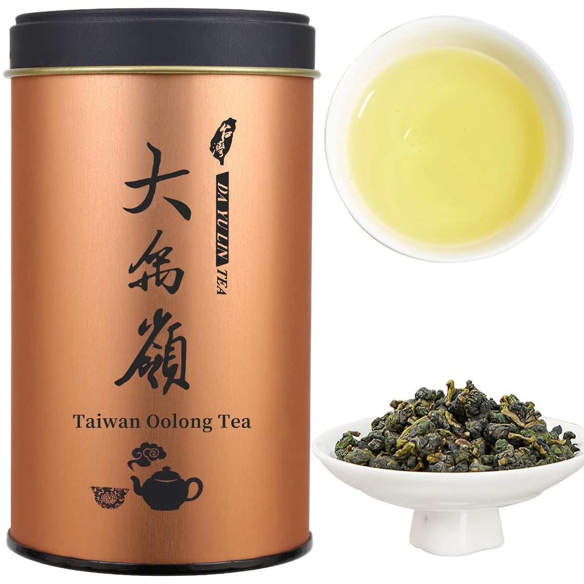 XIXICHA Dayuling Oolong Tea Taiwan High Mountain Tea Oolong Tea Loose Leaf Premium Formosa Floral Scent 大禹岭 台湾茶 台湾高山茶 乌龙茶 （120 cups）5.29oz/150g
