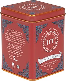 Harney & Sons African Autumn Rooibos Tea, HERBAL, 20 sachet tin