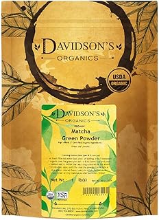 Davidson's Organics, Matcha Green Powder, Loose Leaf Tea, 16-Ounce Bag