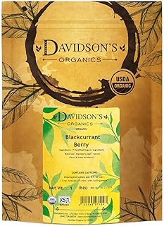Davidson's Organics, Blackcurrant Berry, Loose Leaf Tea, 16-Ounce Bag