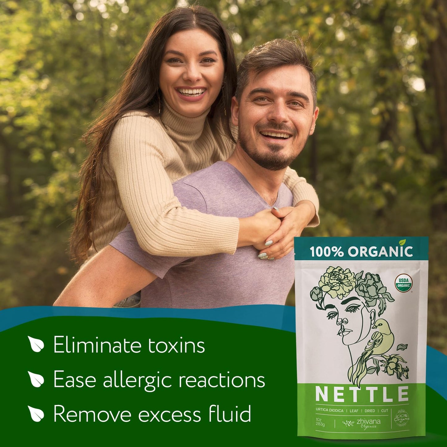 Stinging Nettle Tea Organic Loose Leaf (8oz.) - Ortiga Verde Organica