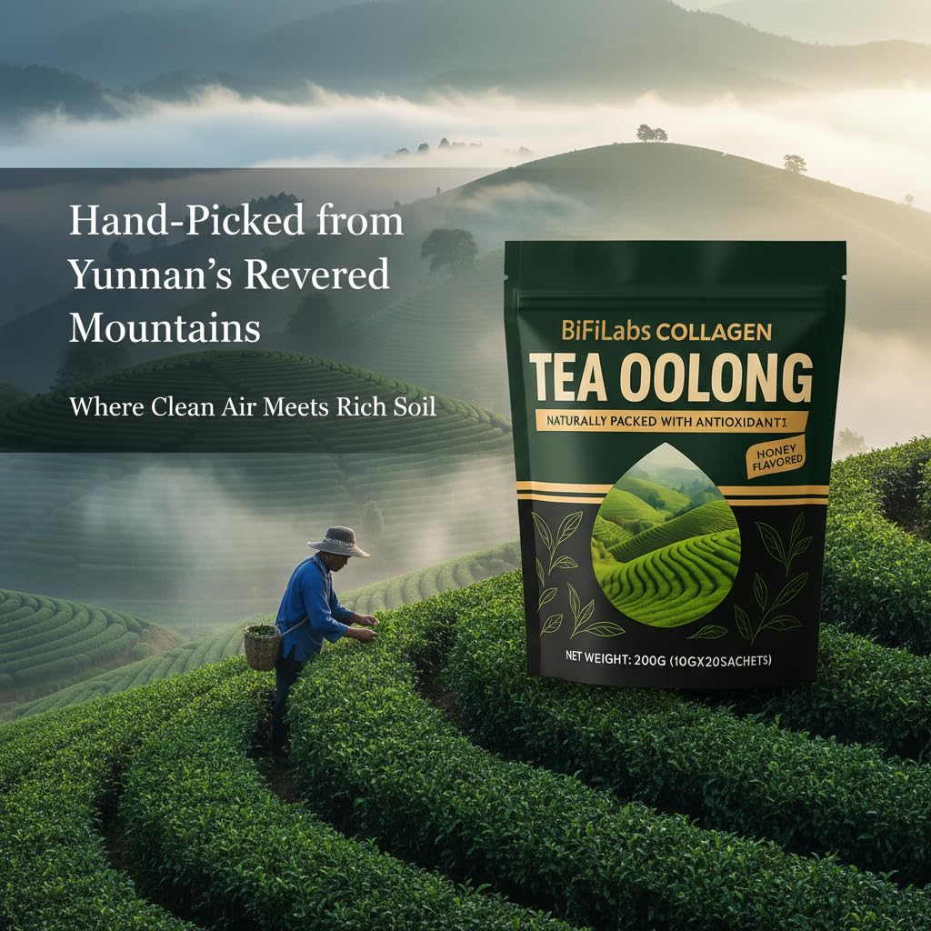 Pipiloong Oolong Tea – Premium Organic Yunnan Mountain Whole-Leaf Oolong | High-Altitude Grown Loose Leaf Tea | Smooth, Aromatic (1)
