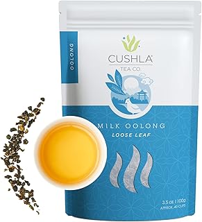 Taiwanese High Mountain Milk Oolong Tea - Xin Qing Milk Oolong Tea - Jinxuan Oolong Loose Leaf Milk Tea