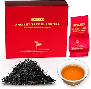 Yunnan Old Wild Tree Chinese Black Tea, Hand Picked from Century-Old Tree, 12 Pack (3.4oz / 96g)