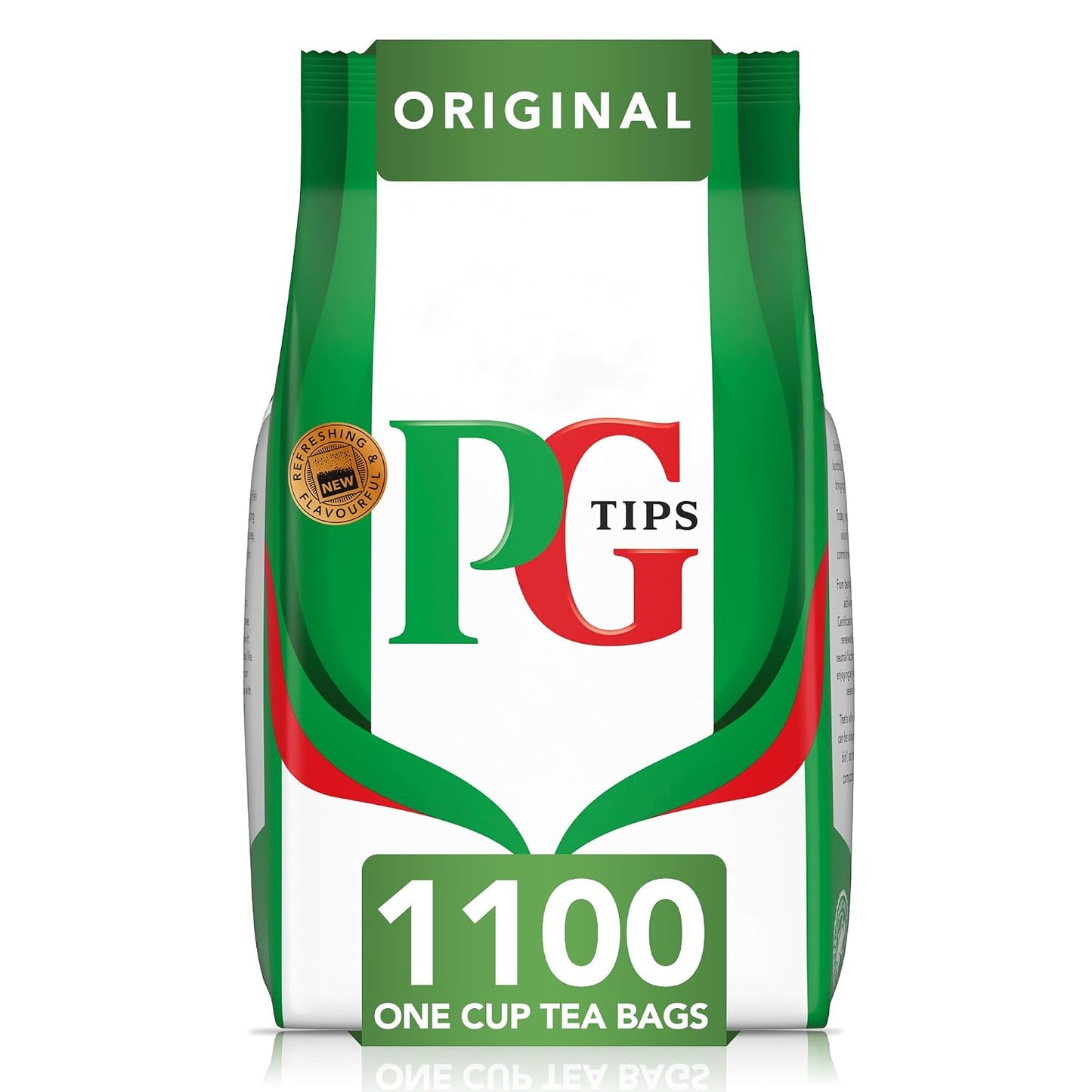 PG Tips One Cup Original Tea Bags (Pack of 1, Total 1100 Tea Bags)
