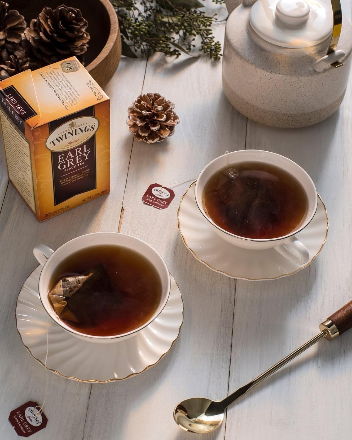 Twinings of London Classics Earl Grey Tea, 50 Count (Pack of 6)