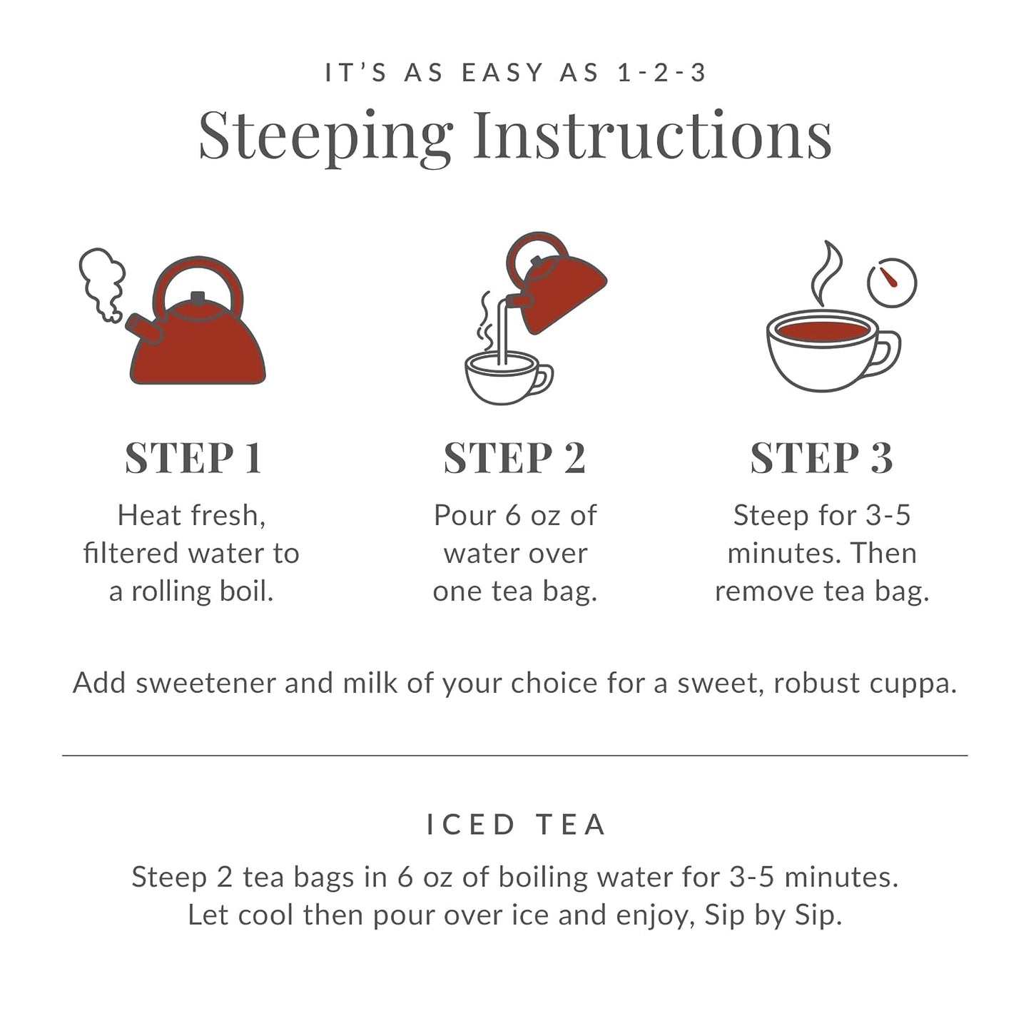 The Republic of Tea Lucky Irish Breakfast Black Tea, 50 Count | Naturally Caffeinated. Made for morning or afternoon sipping. Brisk and full-bodied. Gluten Free and Kosher.
