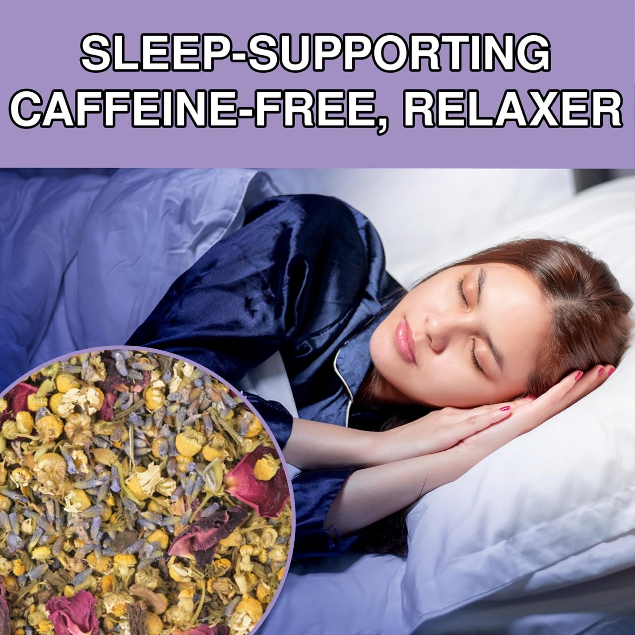 BREWIX, Valerian Comfort Tea for Sleep and Relaxation (40+ Cups, 2.82oz/80g) Caffeine-Free and Calming for Bedtime | Valerian Root, Chamomile &amp; Lavender | Perfect Wellness Sleep