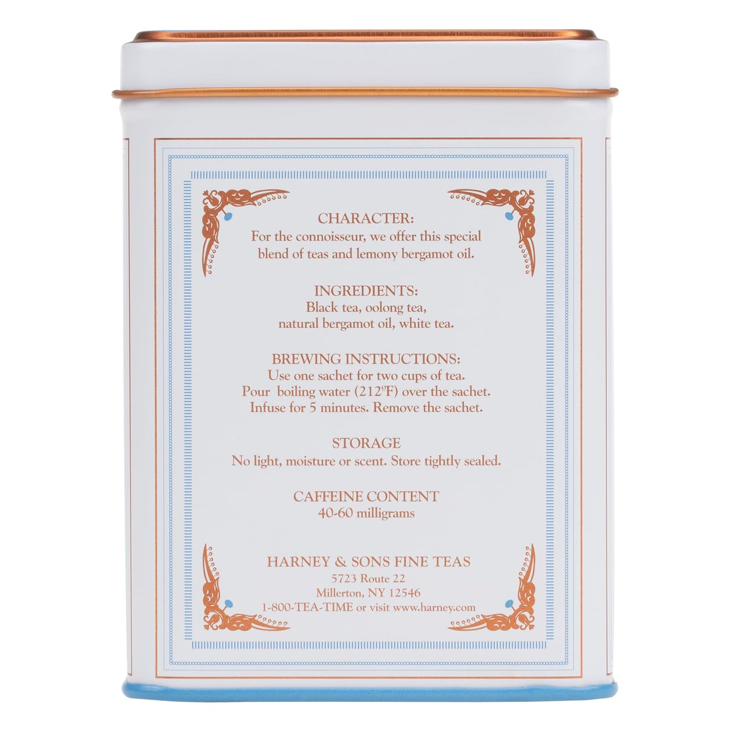 Harney & Sons Earl Grey Supreme, Black Tea, 20 Sachets