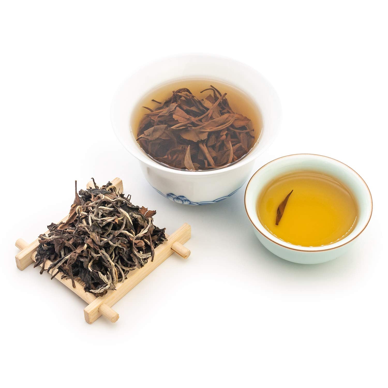 oriarmcha 125g / 4.4oz Chinese Shou Mei Aged Tea Loose Leaf - Fuding White Tea Shoumei Long Life Eyebrow - 1st Grade - Brew Hot or Iced Tea