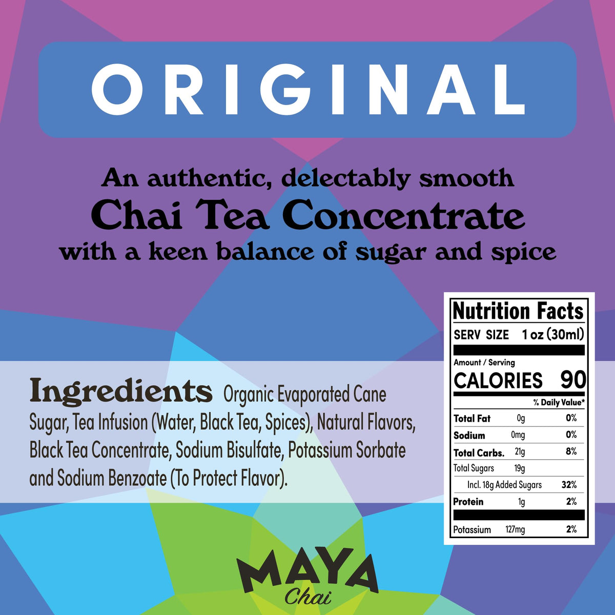 Maya Tea Maya Original Chai Tea Concentrate, Heritage Recipe, 64 fl oz with Pump