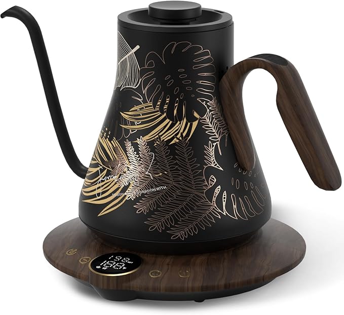 Cocinare FLOW B9 Gooseneck Electric Kettle, Precise Temperature Control for Pour-Over Coffee & Tea B