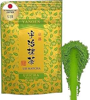 Ceremonial Grade Uji Matcha Powder - Stone-Ground from Kyoto Japan, Umami-Rich for Tea Ceremony Vibrant Green (1.06oz/30g) Zero Sugar Vegan 0 Calories (1.06oz/30g （Uji Matcha）)