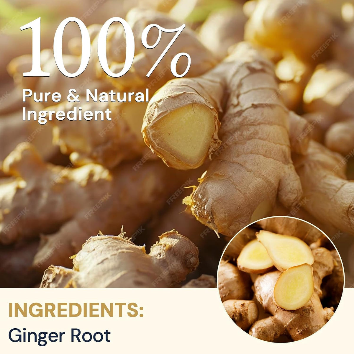 Dried Ginger Root Tea Cut and Sifted 8 oz