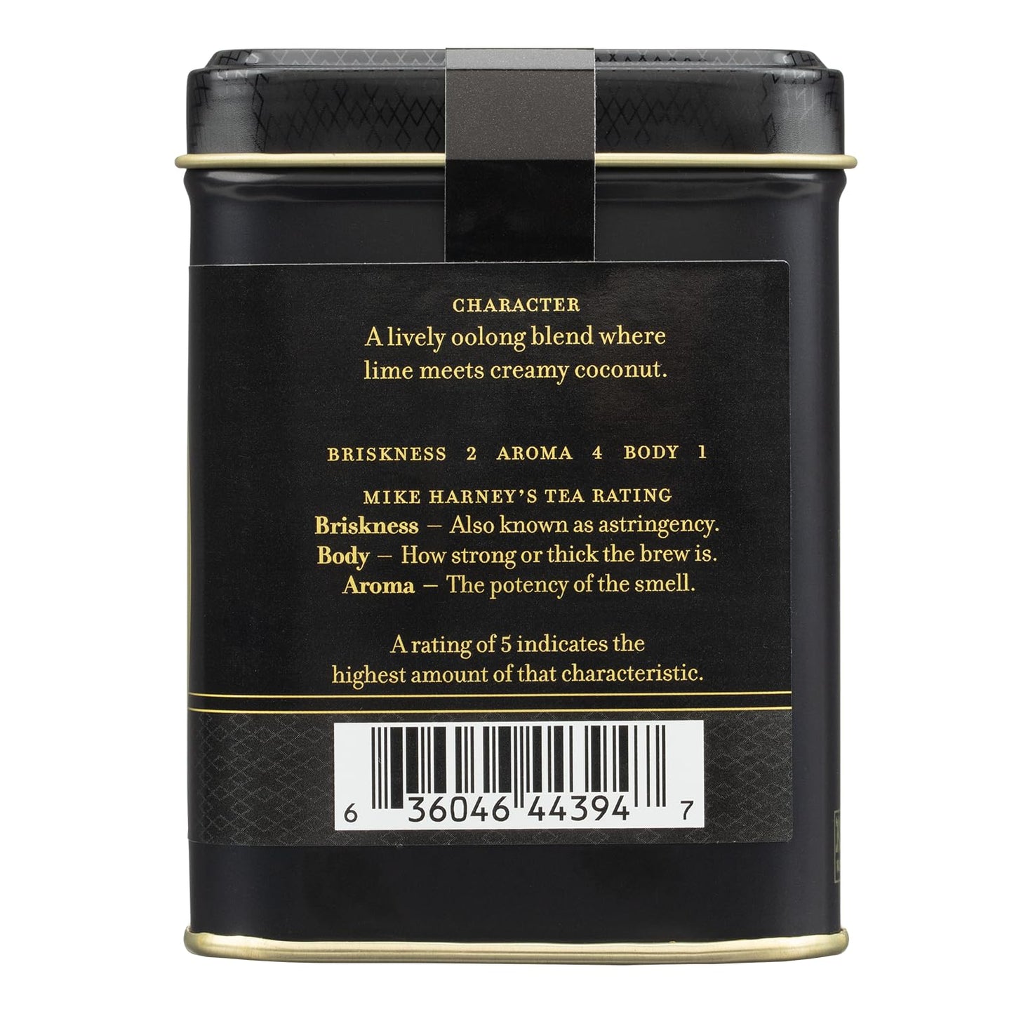 Harney & Sons Coconut Lime Oolong Tea, Loose, 4 oz. Tin