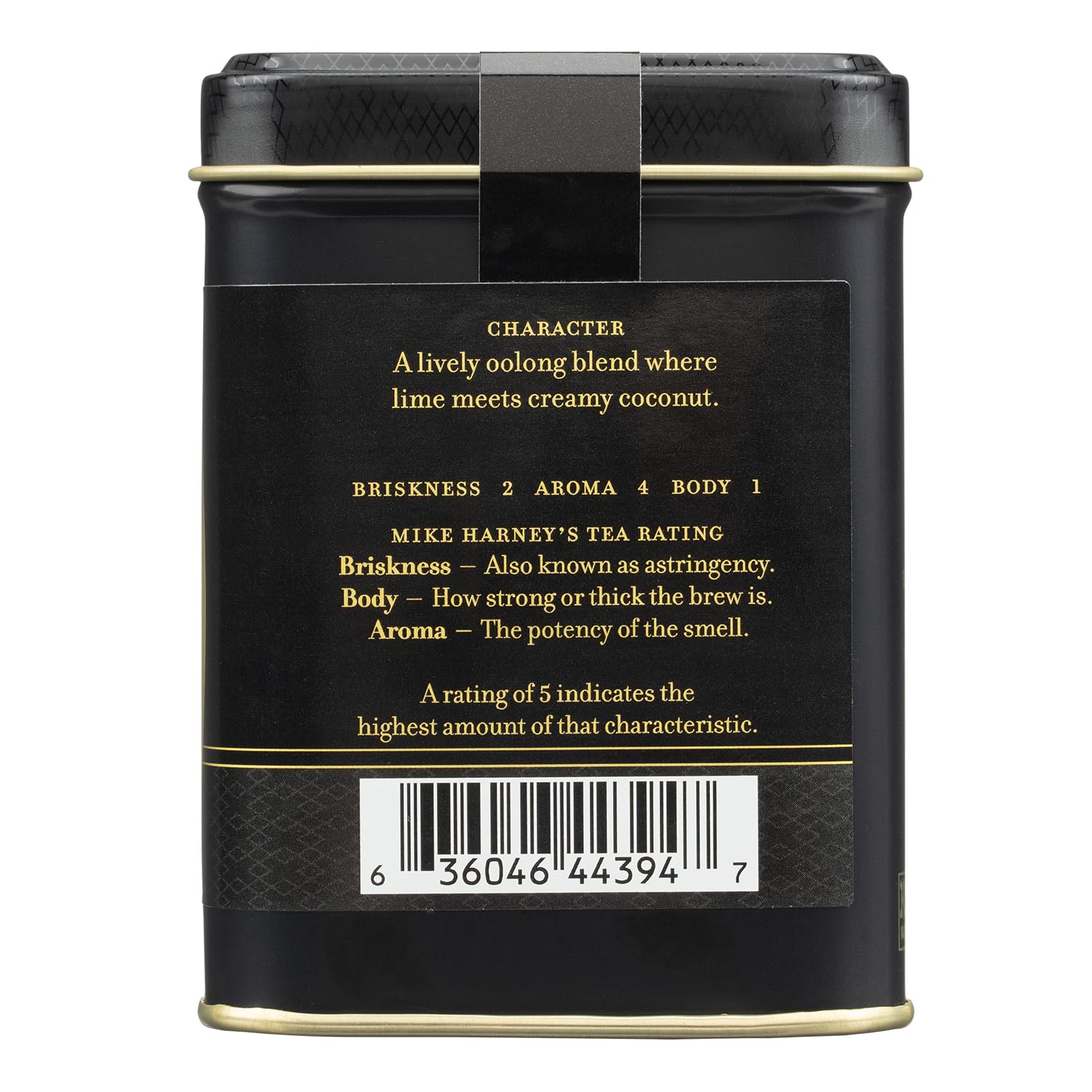 Harney & Sons Coconut Lime Oolong Tea, Loose, 4 oz. Tin
