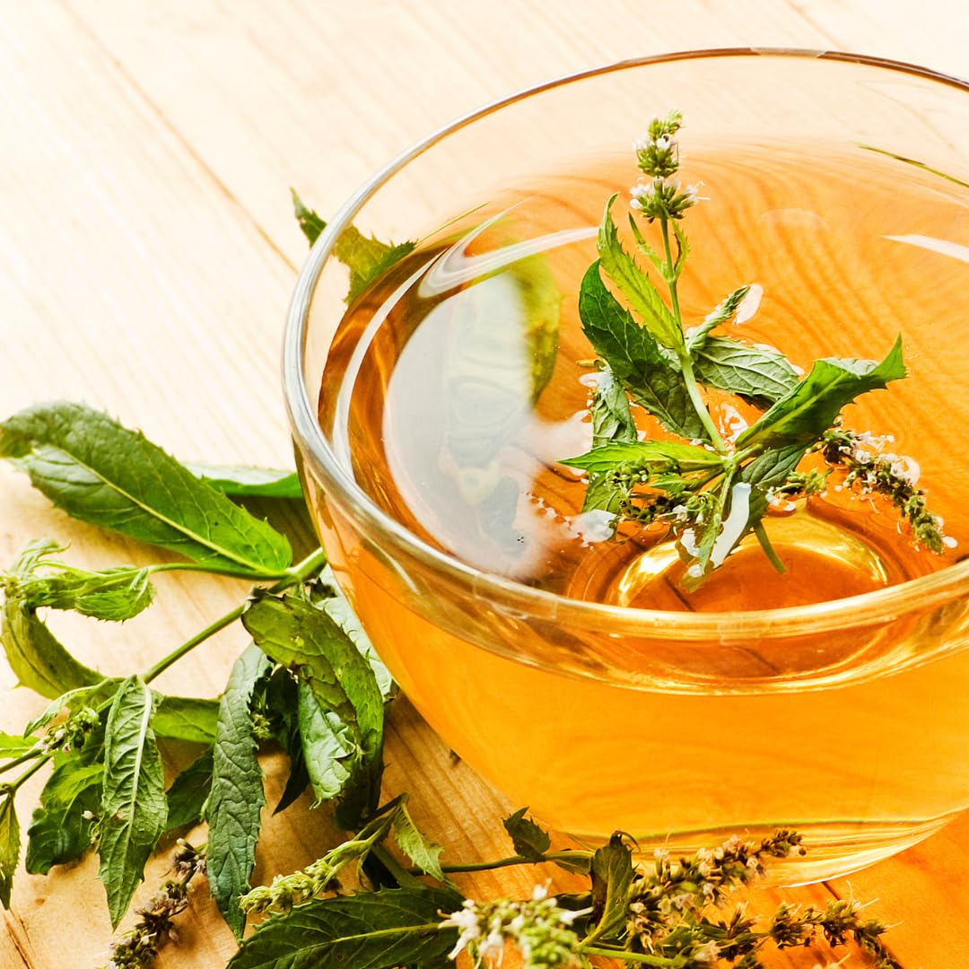 Jovvily Peppermint Leaf, 12 oz, Cut &amp; Sifted, Herbal Tea, Refreshing