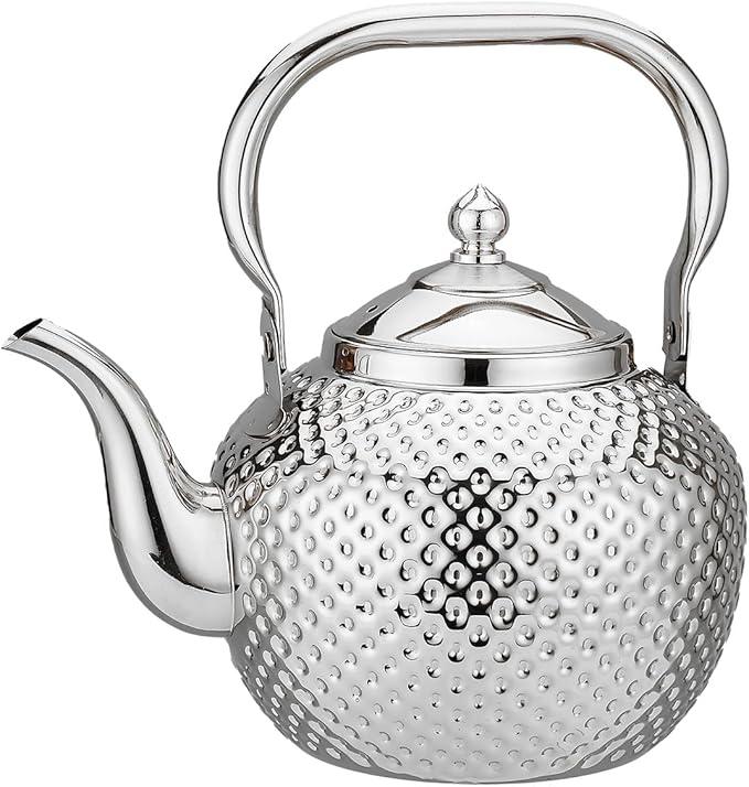 SANQIAHOME 1200ml teapot with Infuser stainless steel Water Boilers lifting handle Tea Maker Water K