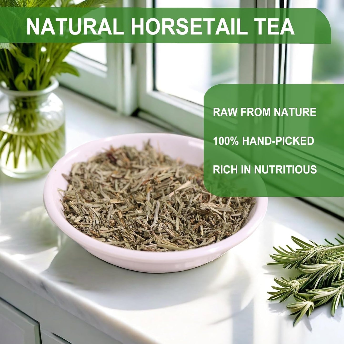 Jarteela - Horsetail Tea Bag, 36 Ct, Dried Horsetail Herbs, Cola De Caballo