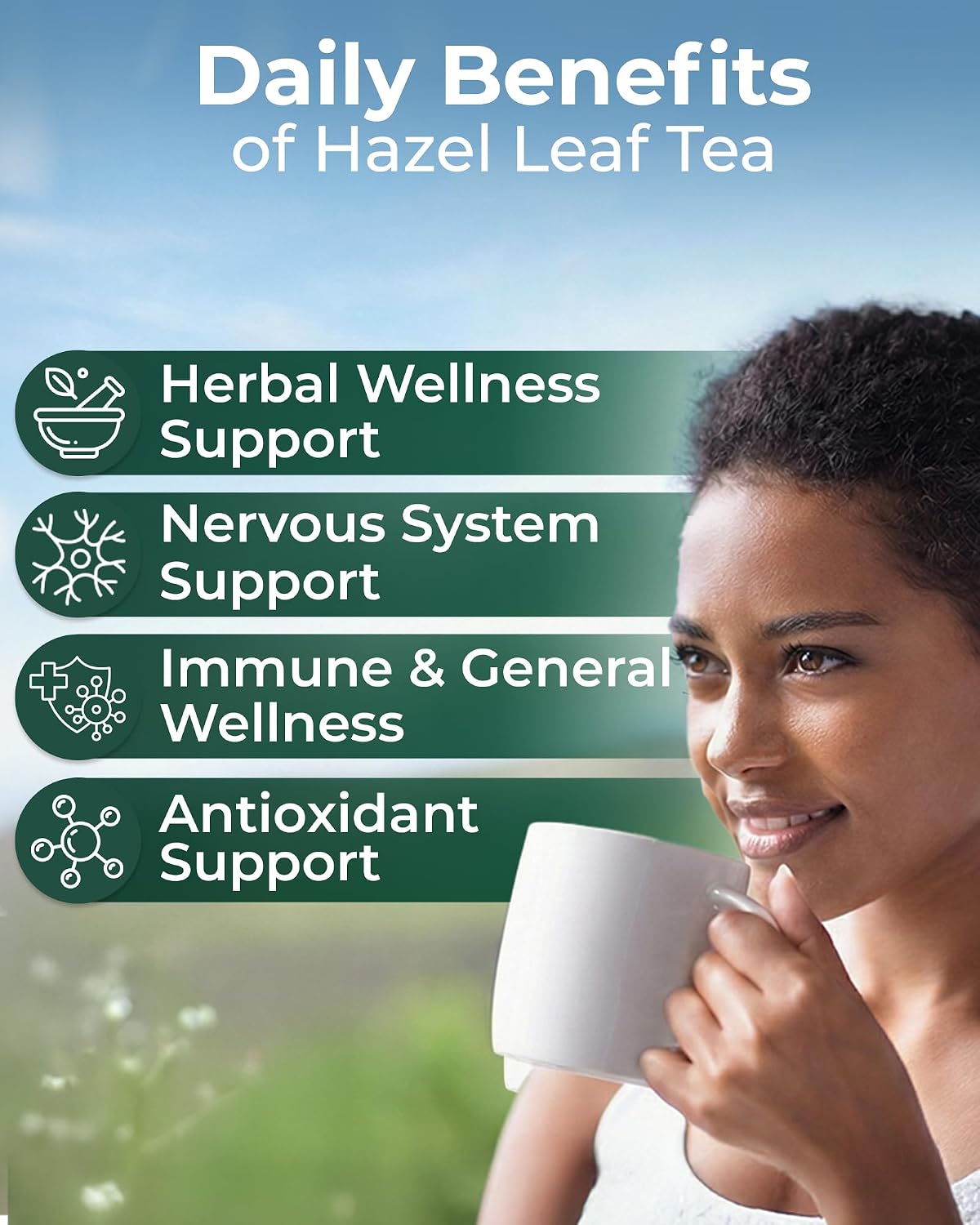 2 oz. Hazel Leaf Herbal Tea (Folium Coryli avellanae) – 56g Dried Hazel Leaf Tea Hojas de Avellano