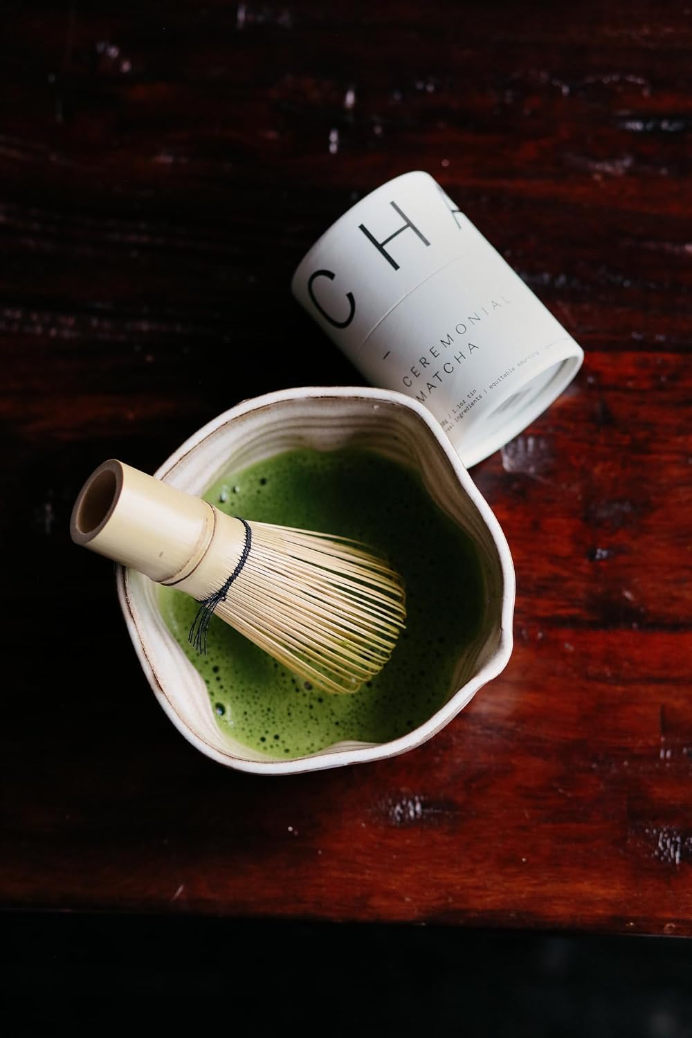 Dona First Flush Ceremonial Grade Matcha, Stone-Milled from Shizuoka, Kagoshima, and Kyoto Family Tea Estate, Hot or Iced, 1.1 Ounce Airtight Sealed Tin