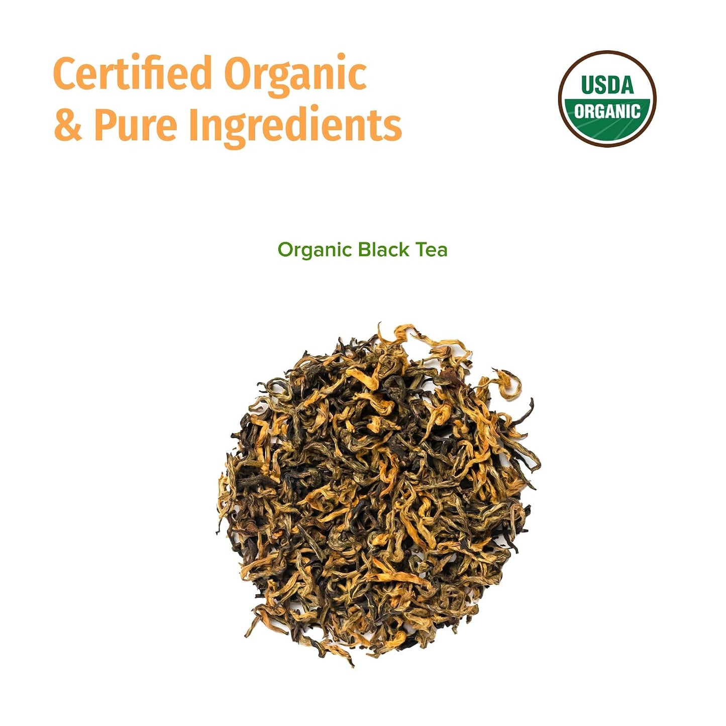 NEPAL TEA Organic Black Loose Leaf Tea - USDA Certified Organic with Gold Tips - Single Origin from a Family Farm in the Himalayas - 3.5 oz / 100g Award-Winning (Kumari Gold)