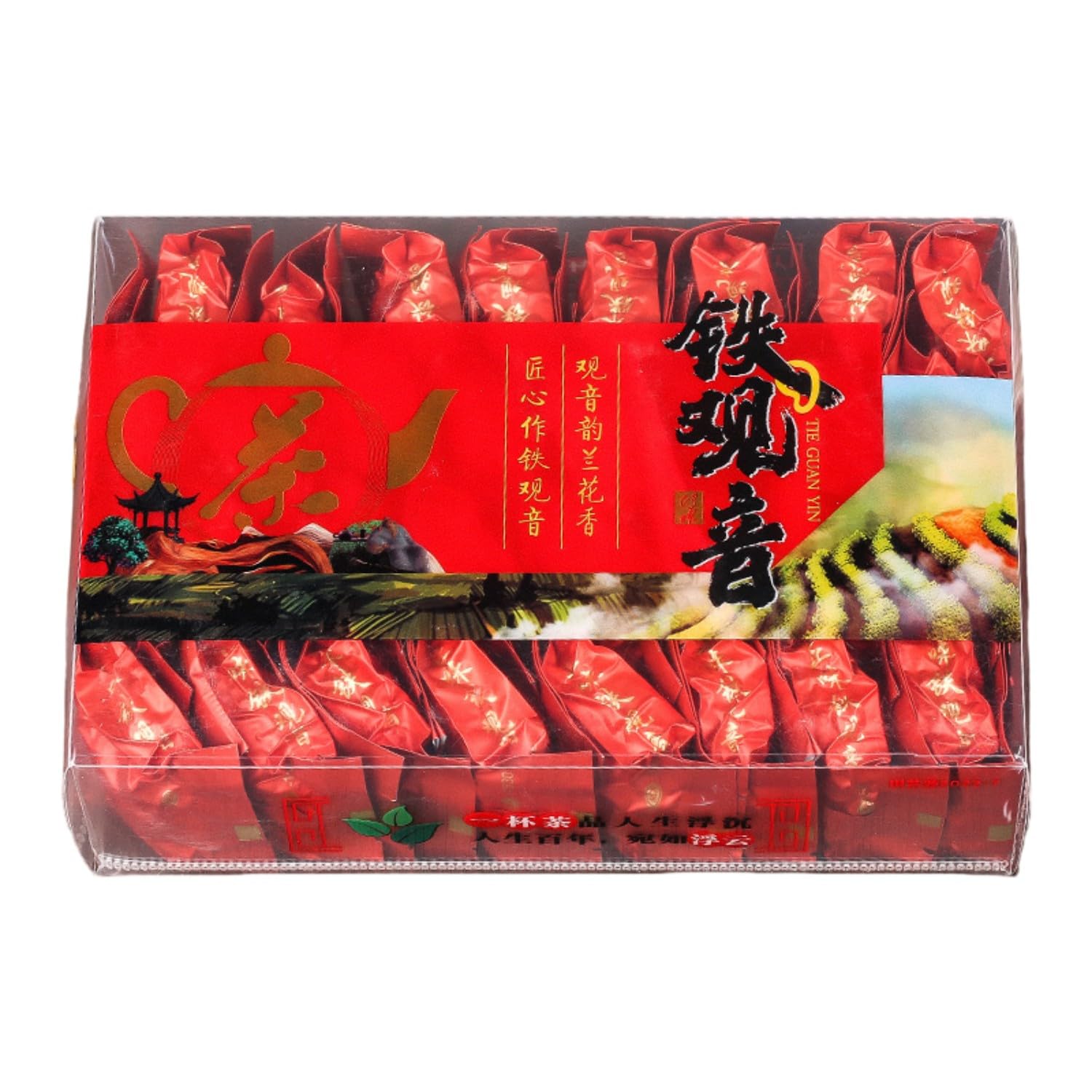 2025年正宗铁观音 Chinese Tieguanyin Oolong Tea 茶叶浓香型高山茶 Natural Loose Leaf Tea,Chinese Tea, Sulfur Free 两盒装/500g Flower tea,dark tea,loose tea