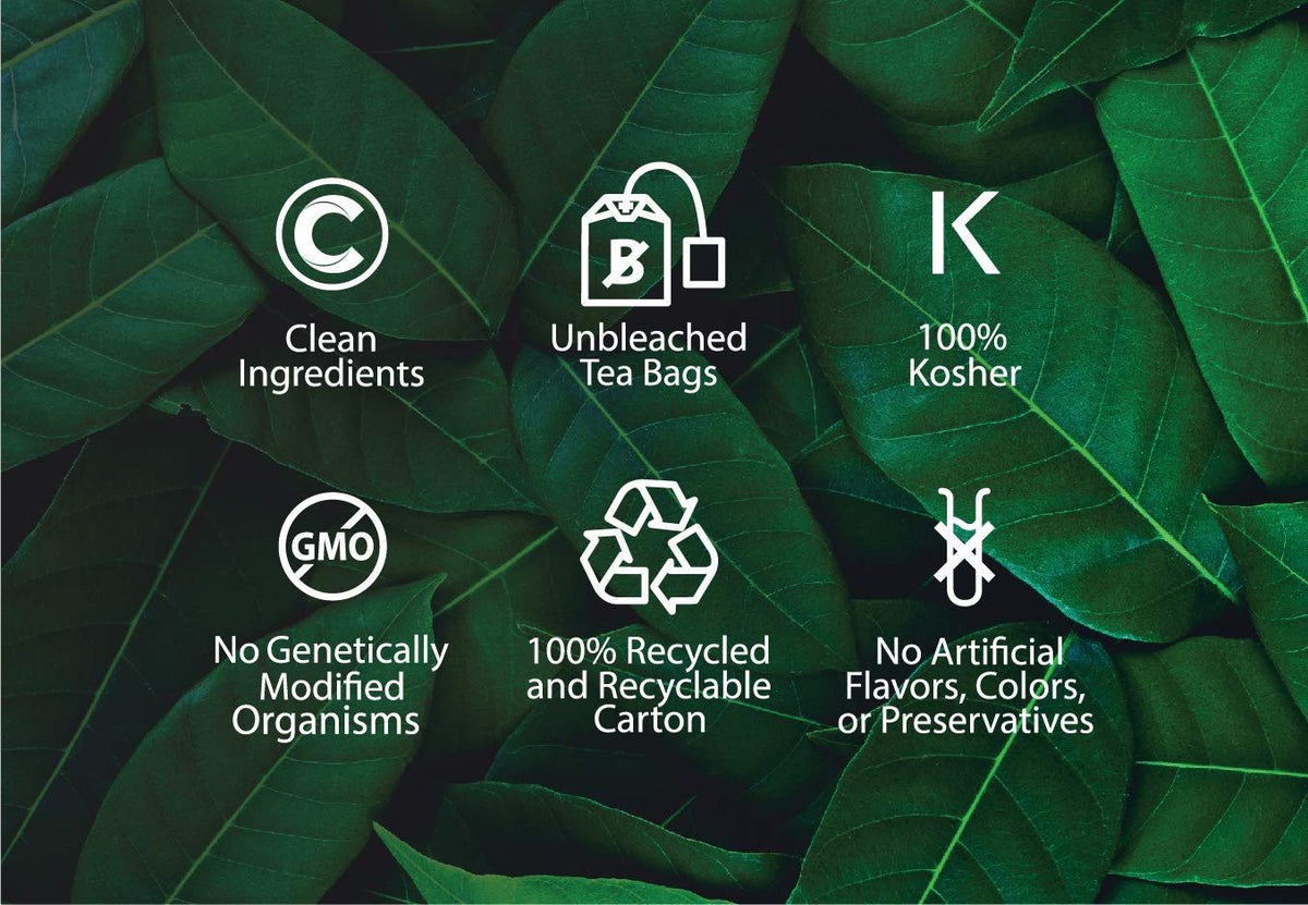 Buddha Teas Organic Mugwort Tea - Herbal Tea, Microplastic & Caffeine Free